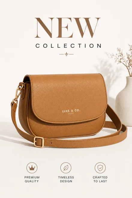 Fashion handbag ad